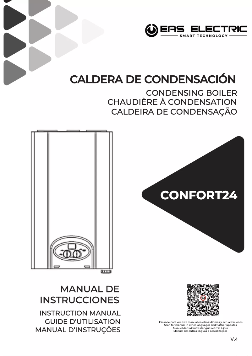 Page 1 de la notice Manuel utilisateur EAS Electric CONFORT24