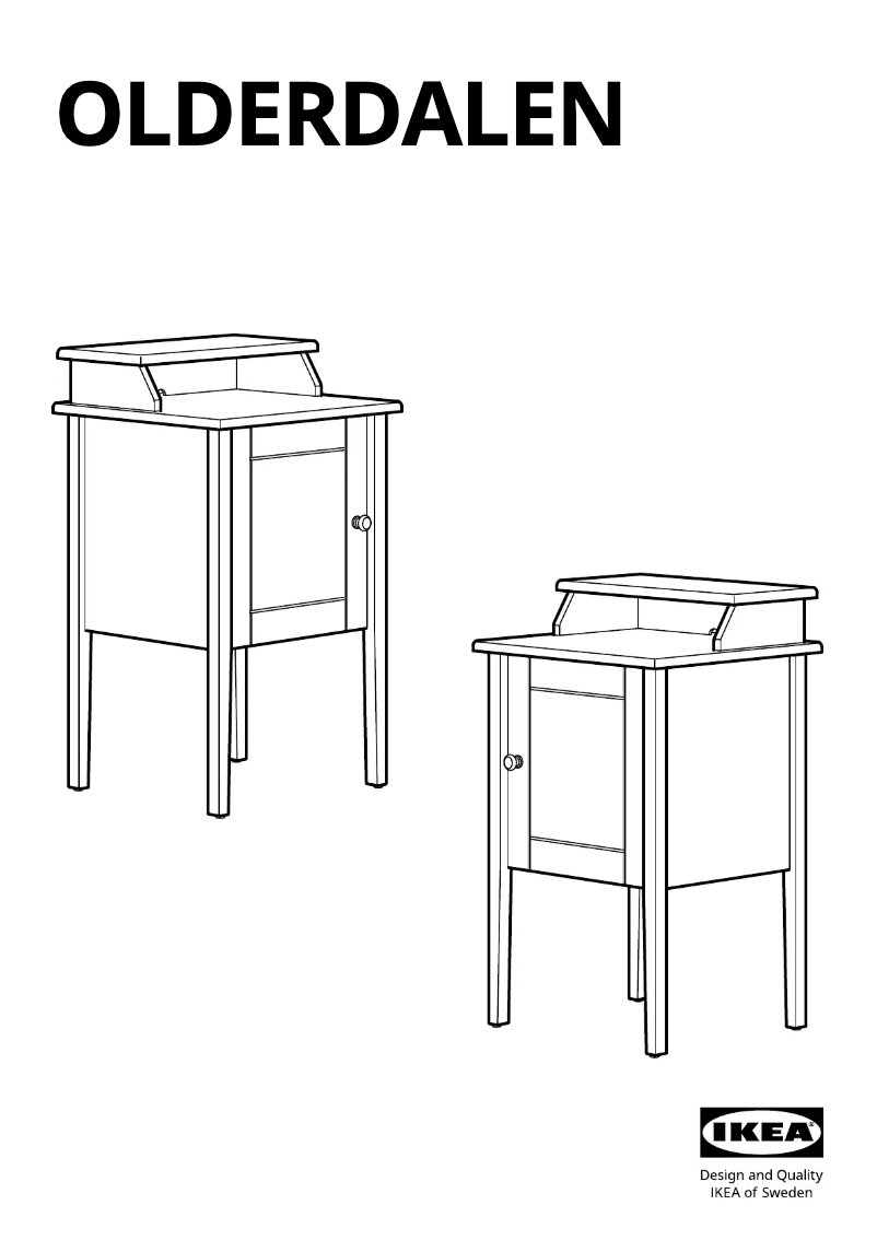 Image de la première page du manuel de l'appareil OLDERDALEN 505.098.59