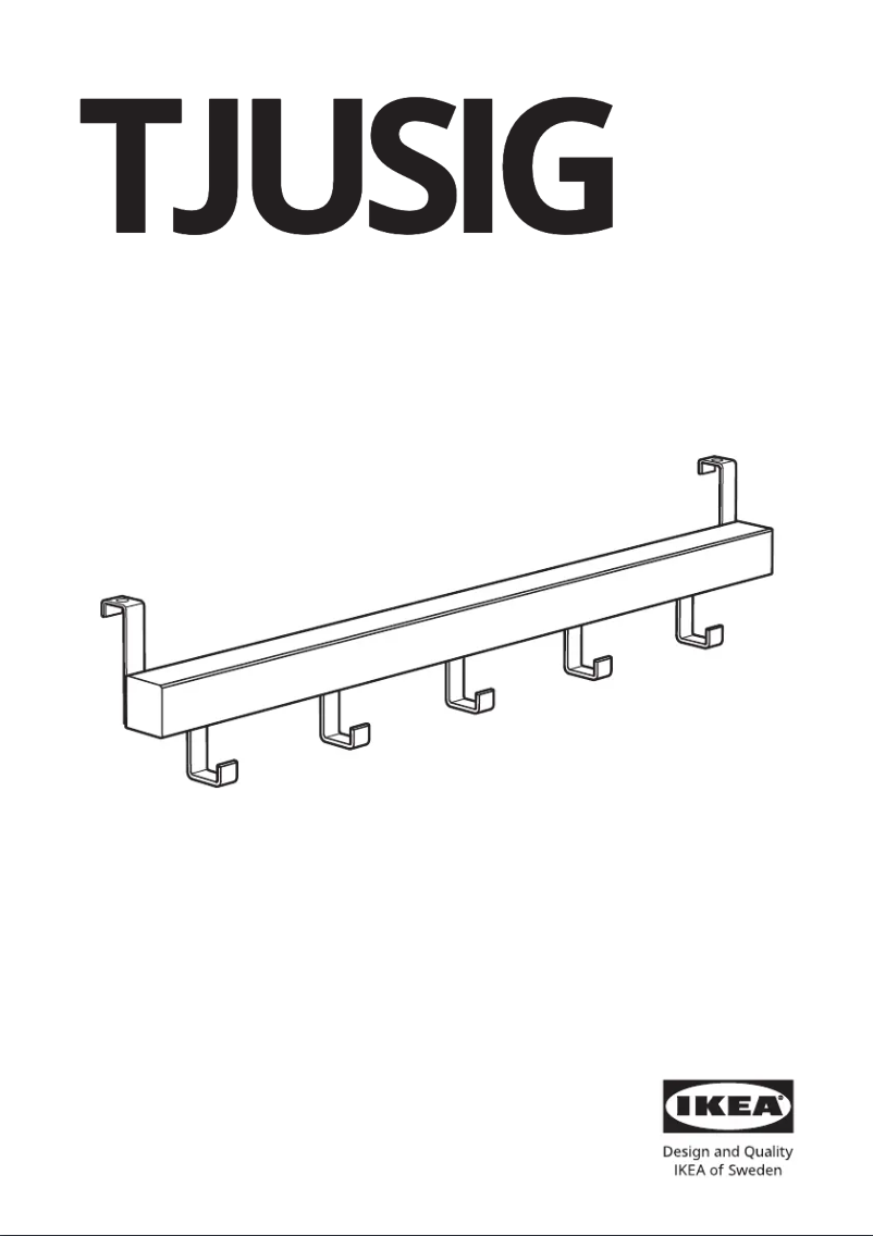 Page 1 de la notice Manuel utilisateur Ikea TJUSIG 302.508.70