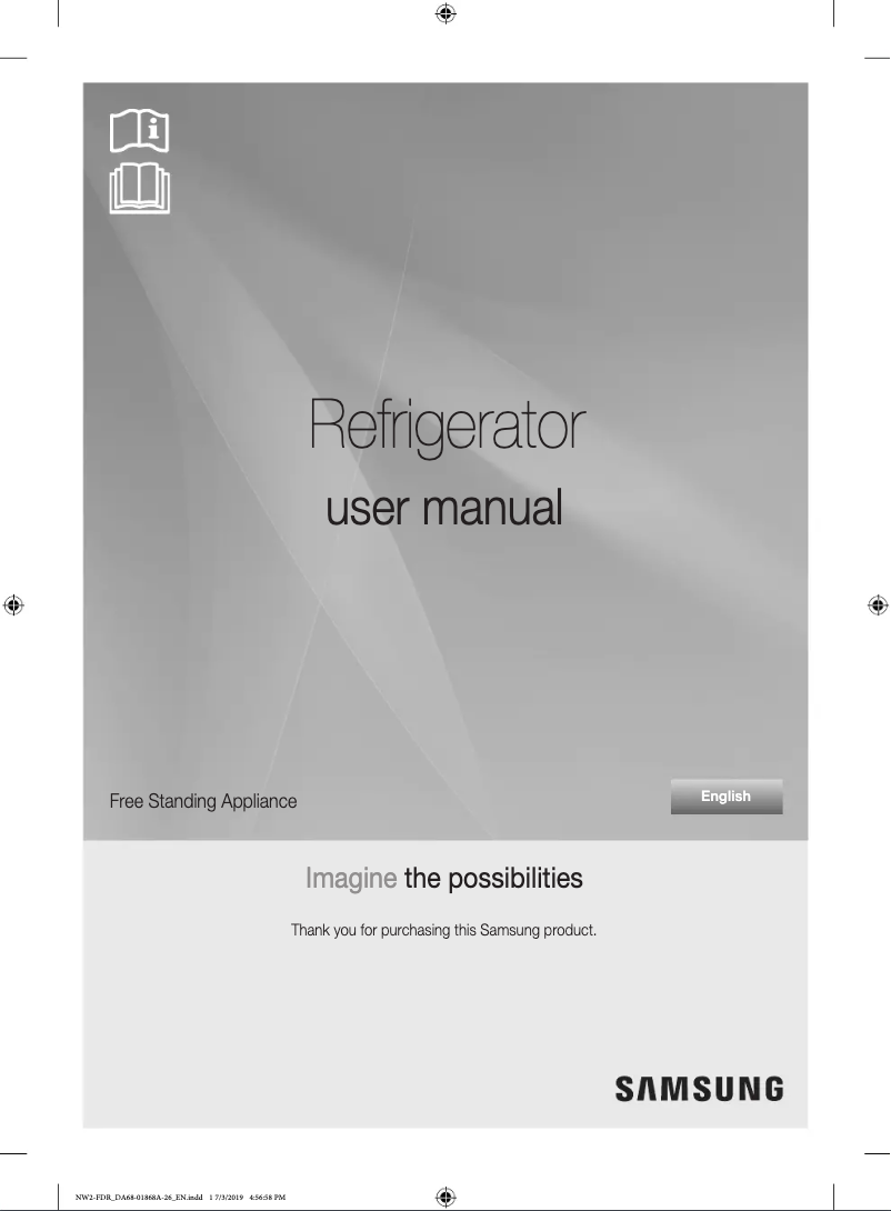 Image de la première page du manuel de l'appareil RF67HESR