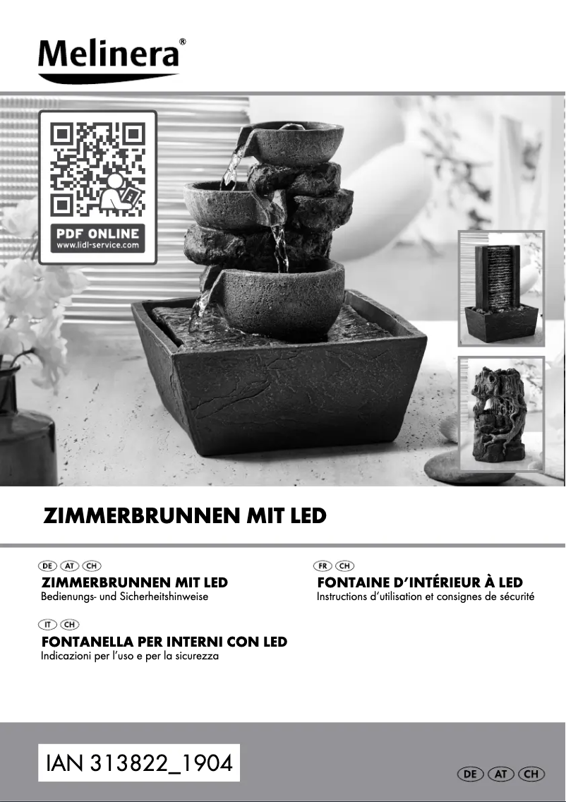 Page 1 de la notice Manuel utilisateur Melinera IAN 270314