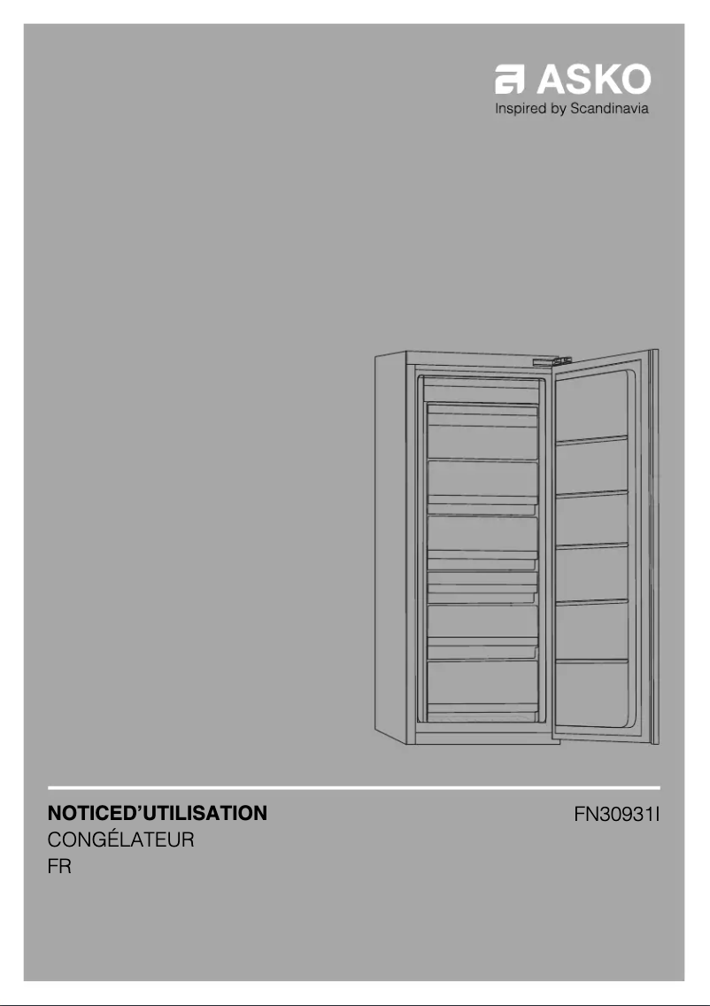 Página 1 del manual Ficha técnica Asko FN30931I