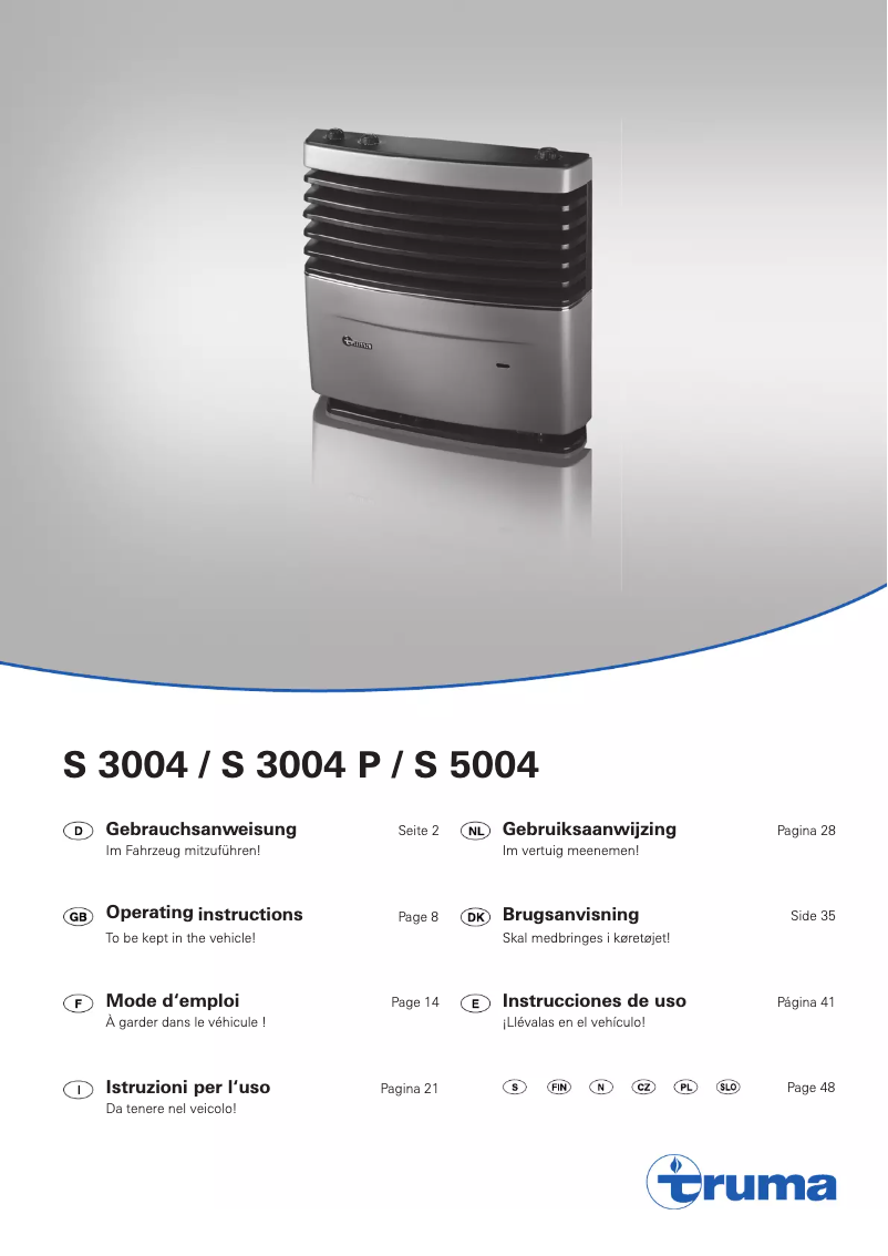 Página 1 del manual Manual de usuario Trumatic S 3004 P