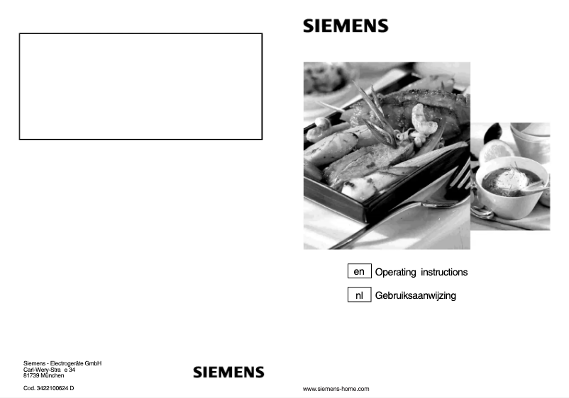 Page n°1 - Manuel utilisateur Siemens ER 14853