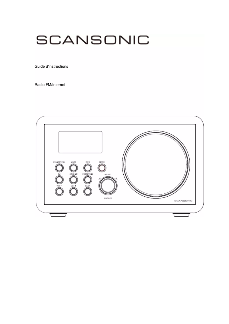 Image de la première page du manuel de l'appareil IN200
