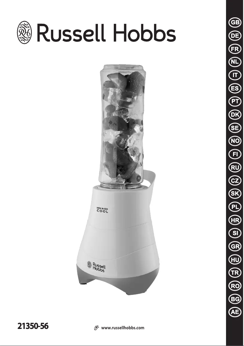 Page n°1 - Manuel utilisateur Russell Hobbs 21350-56