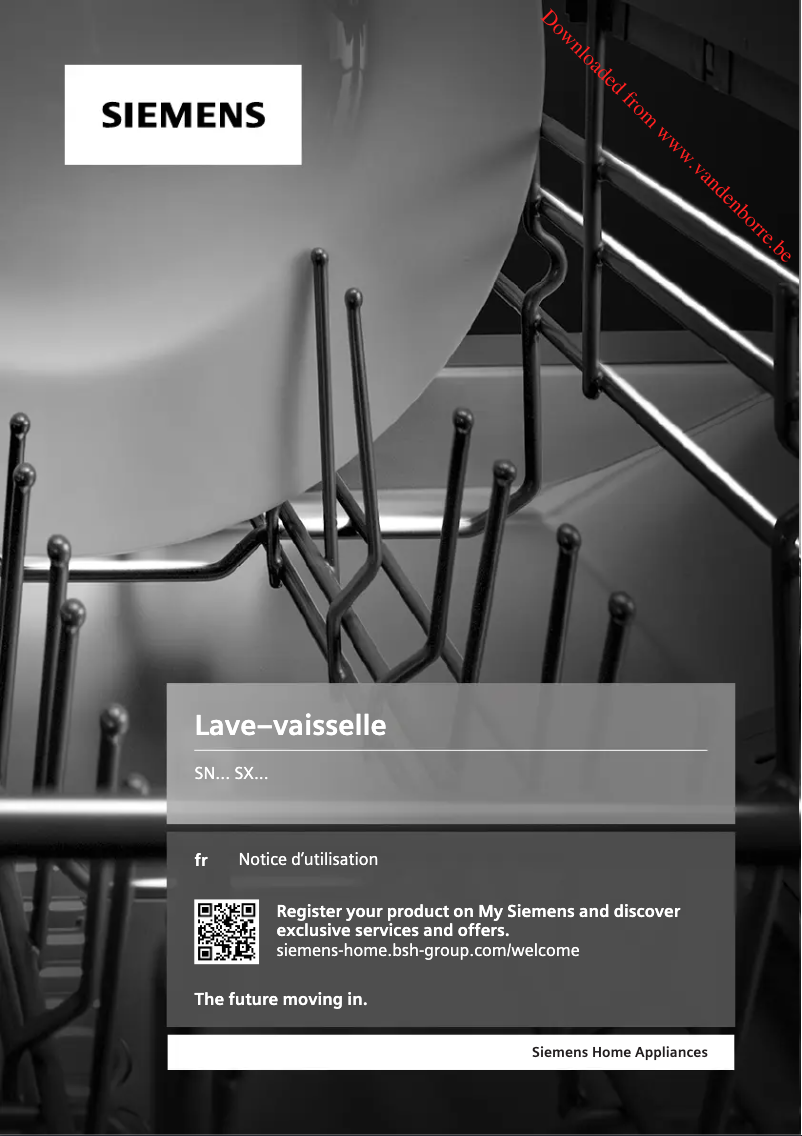 Image de la première page du manuel de l'appareil iQ 500 SN258B00NE