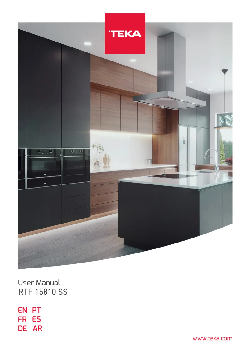 First page image of the manual for RTF 15810 SS