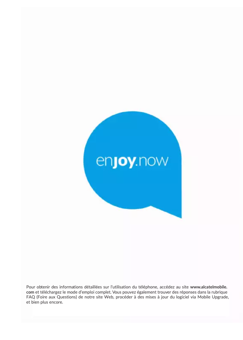 Page 1 of the manual User Manual Alcatel 1T10 Smart