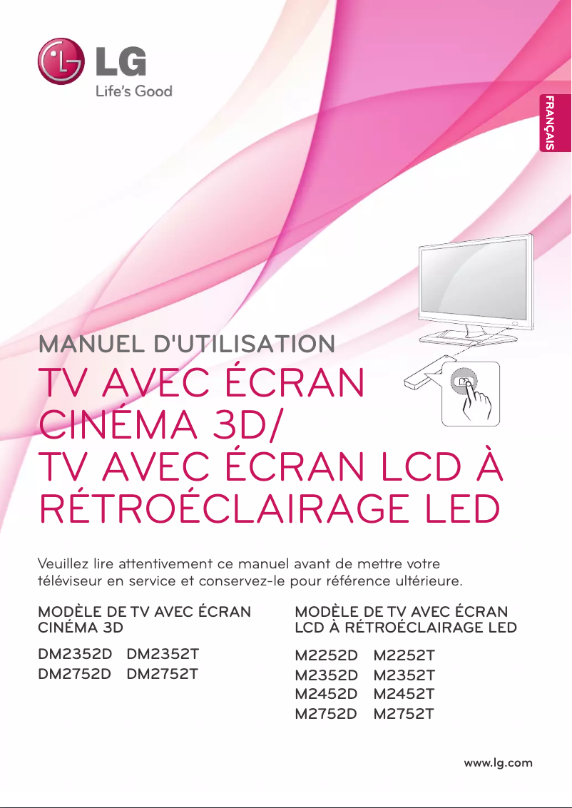 Imagen de la primera página del manual del dispositivo M2352D