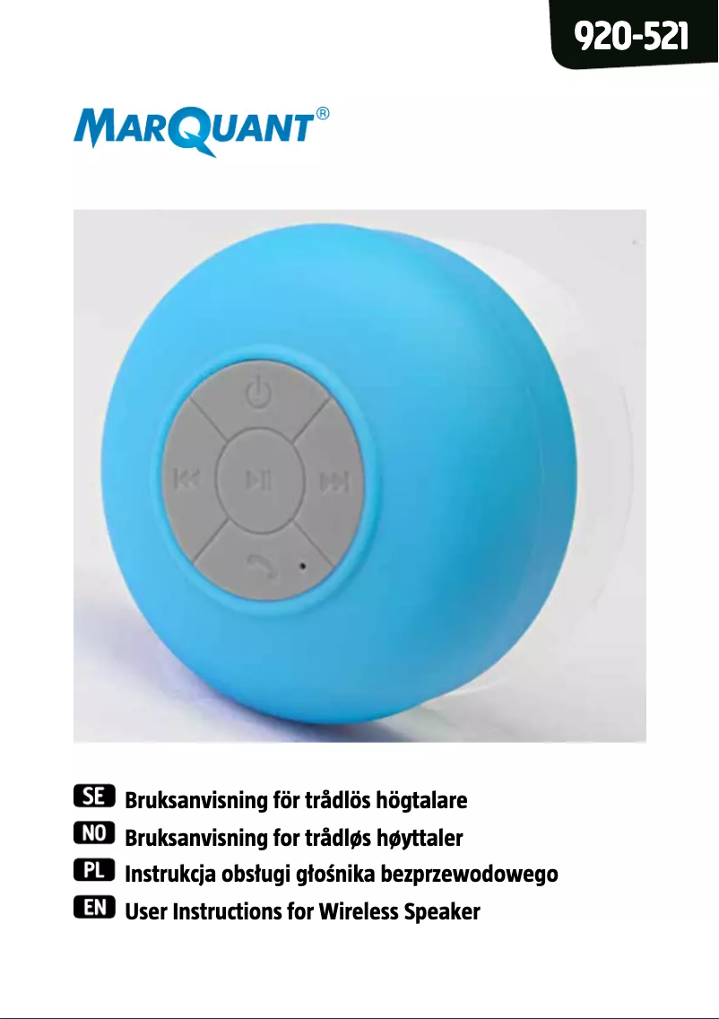 Página 1 del manual Manual de usuario Marquant 920-521