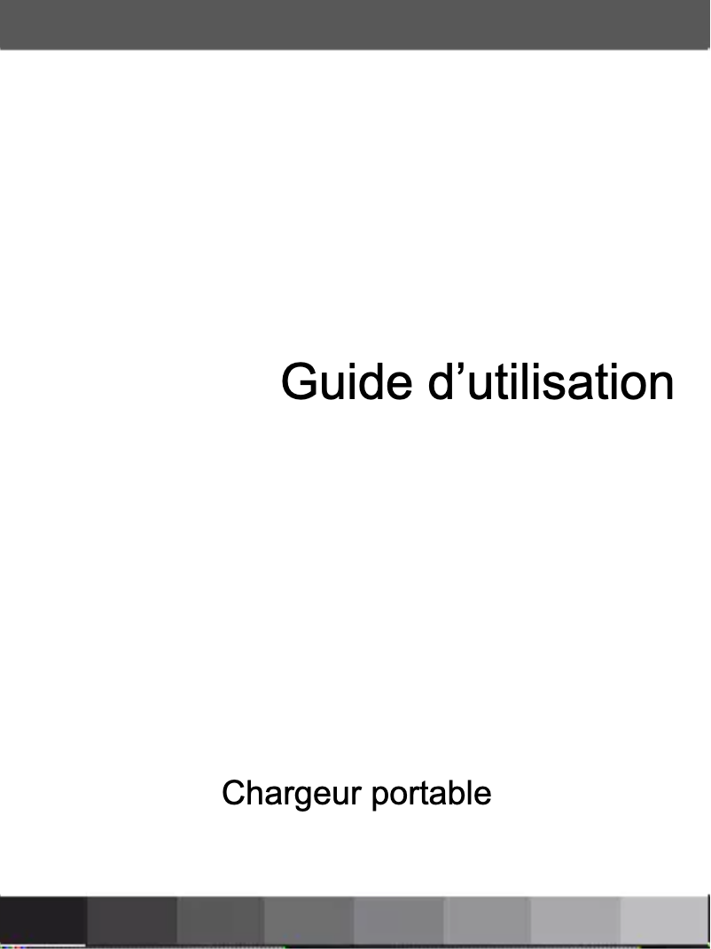 Image de la première page du manuel de l'appareil PBS-20005