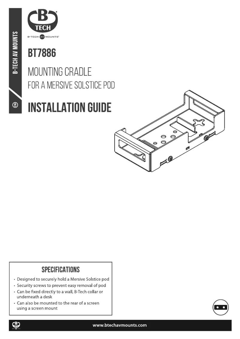 Image de la première page du manuel de l'appareil BT7886