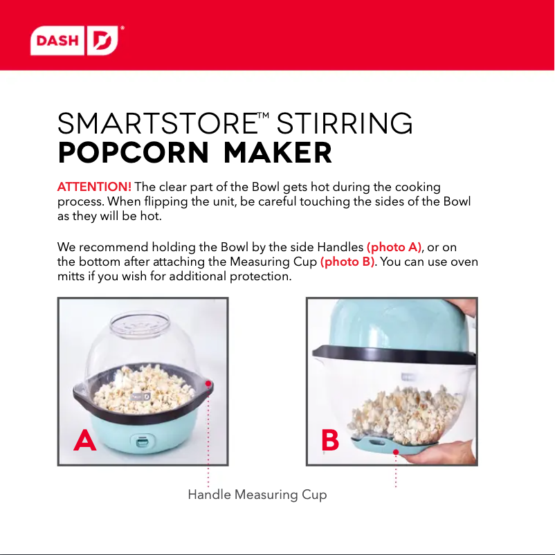 Image de la première page du manuel de l'appareil SmartStore Stirring DSSP300GBAQ04