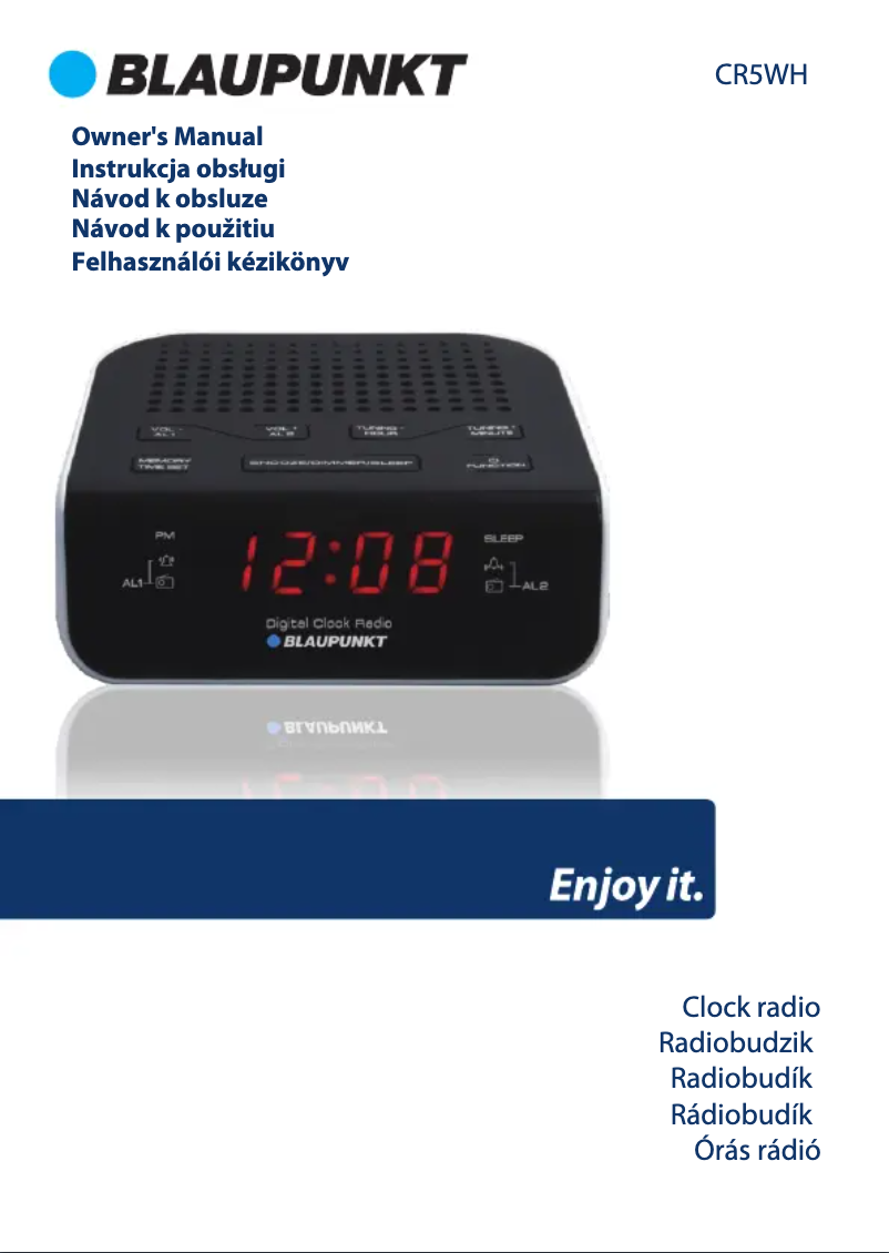 Page 1 de la notice Manuel utilisateur Blaupunkt CR5WH