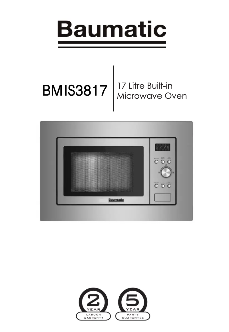 Página 1 del manual Manual de usuario Baumatic BMIS3817