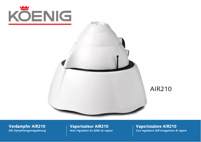 Page 1 de la notice Manuel utilisateur Koenig AIR 210