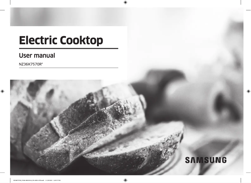 Page n°1 - Manuel utilisateur Samsung NZ36K7570RS