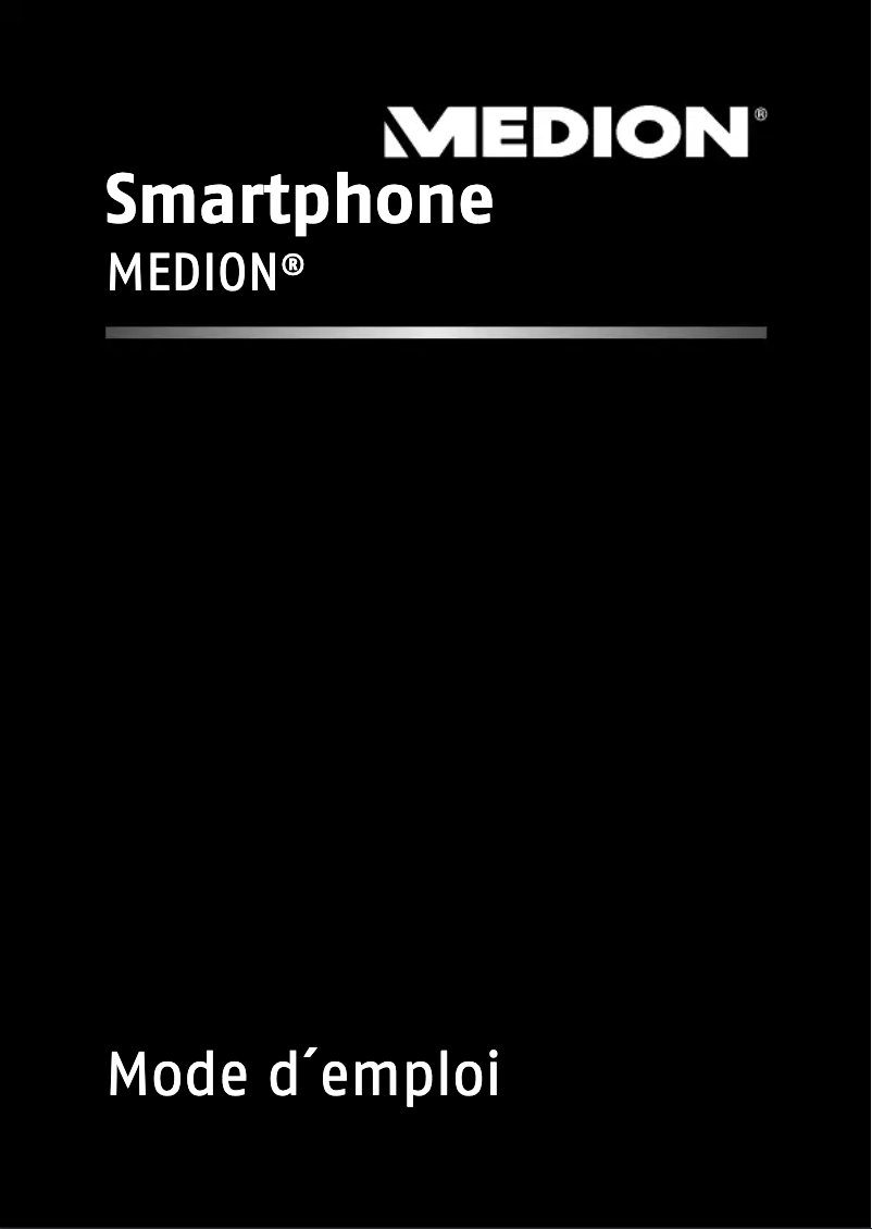 Page n°1 - Manuel utilisateur Medion Life X5001 (MD 98499)