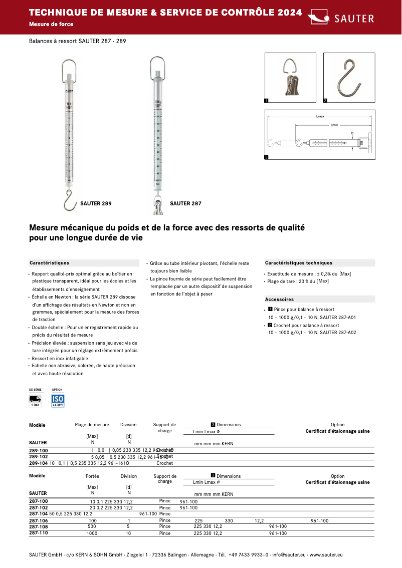 Image de la première page du manuel de l'appareil 287-100