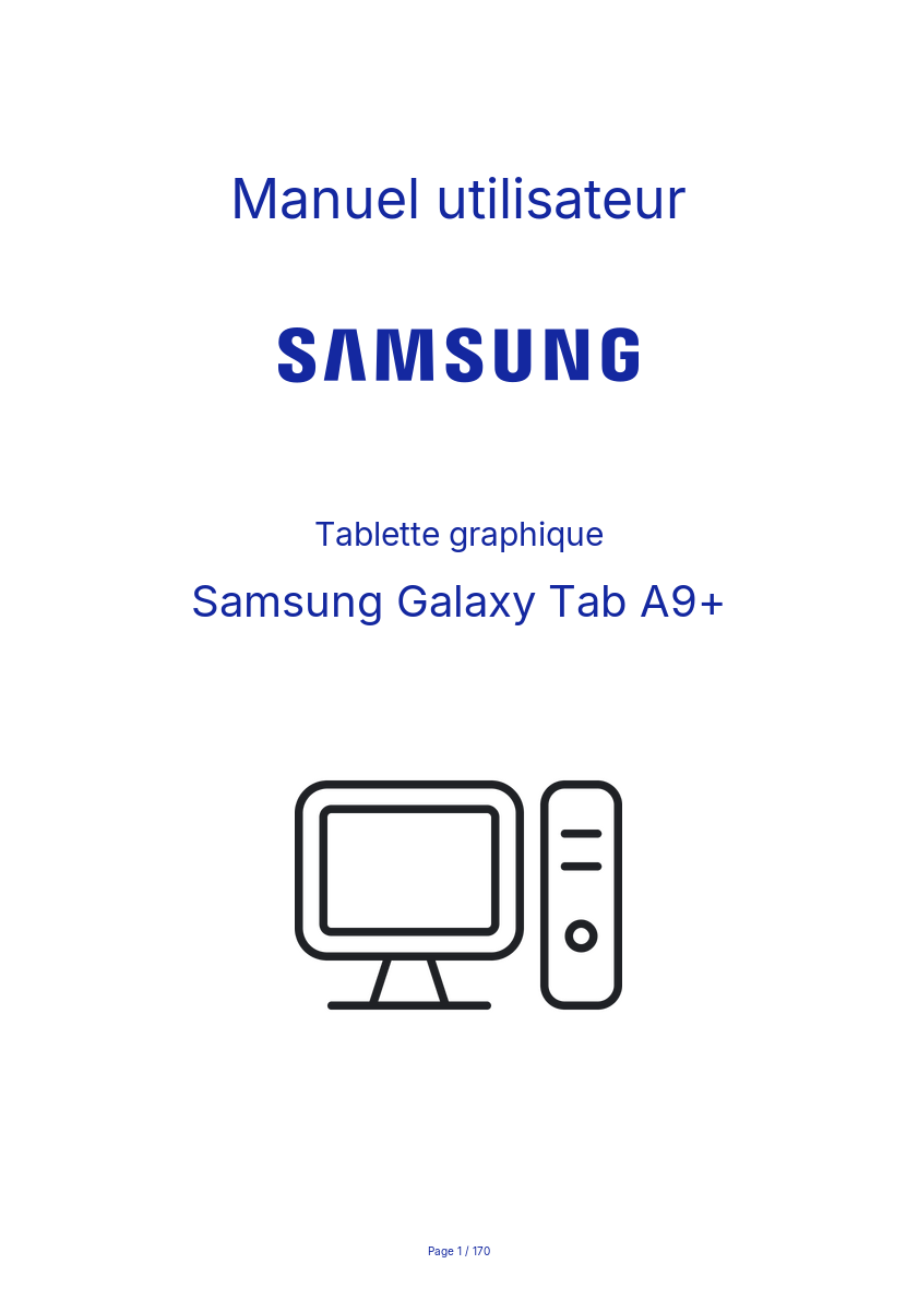 Page n°1 - Manuel utilisateur Samsung Galaxy Tab A9+