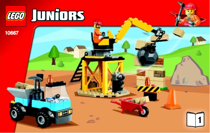 Page n°1 - Manuel utilisateur Lego Juniors 10667