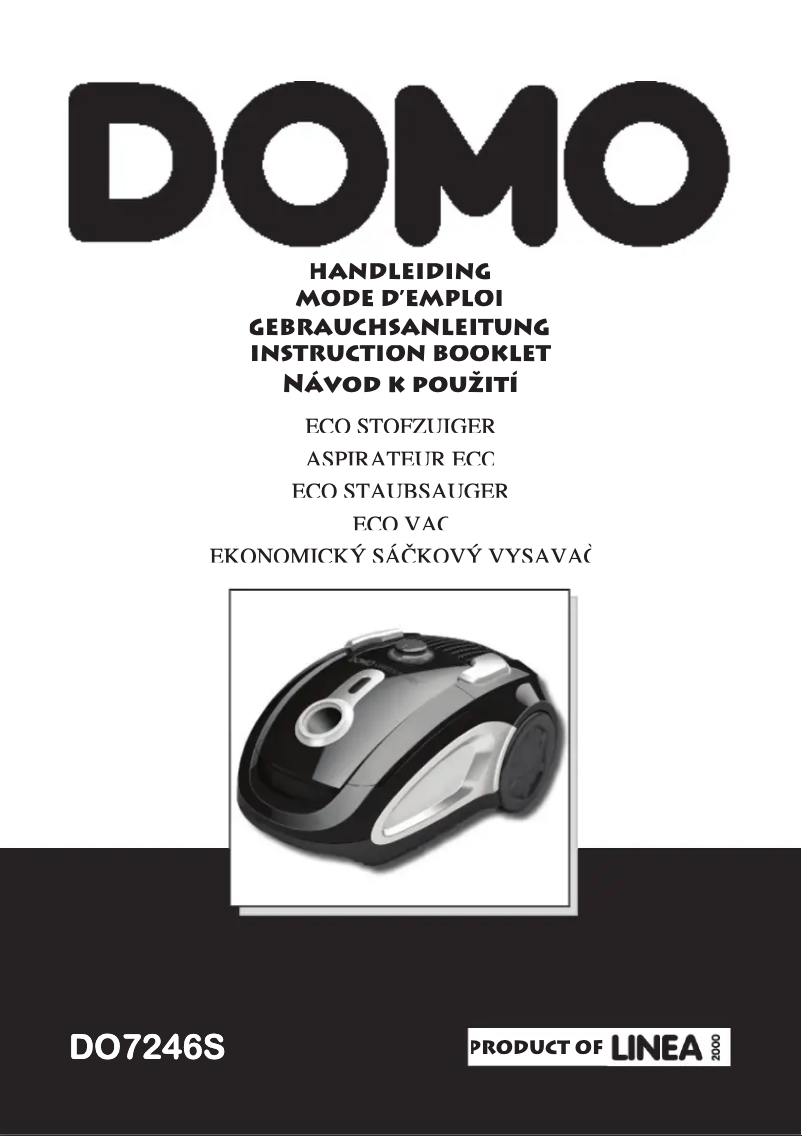 Image de la première page du manuel de l'appareil DO7246S