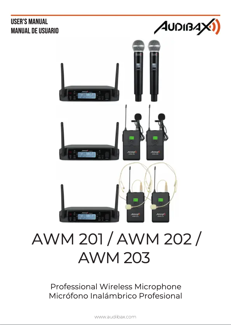 Página 1 del manual Manual de usuario Audibax AWM 202