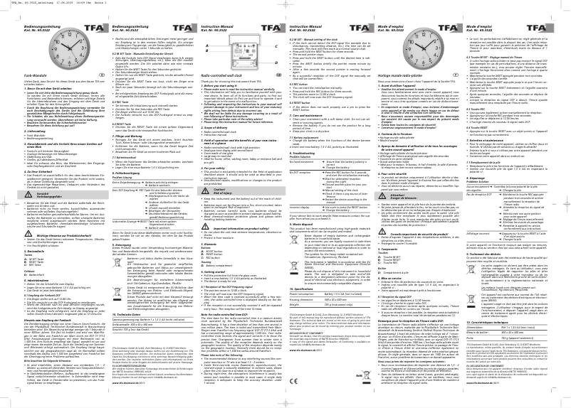 Página 1 del manual Manual de usuario TFA 60.3522.02