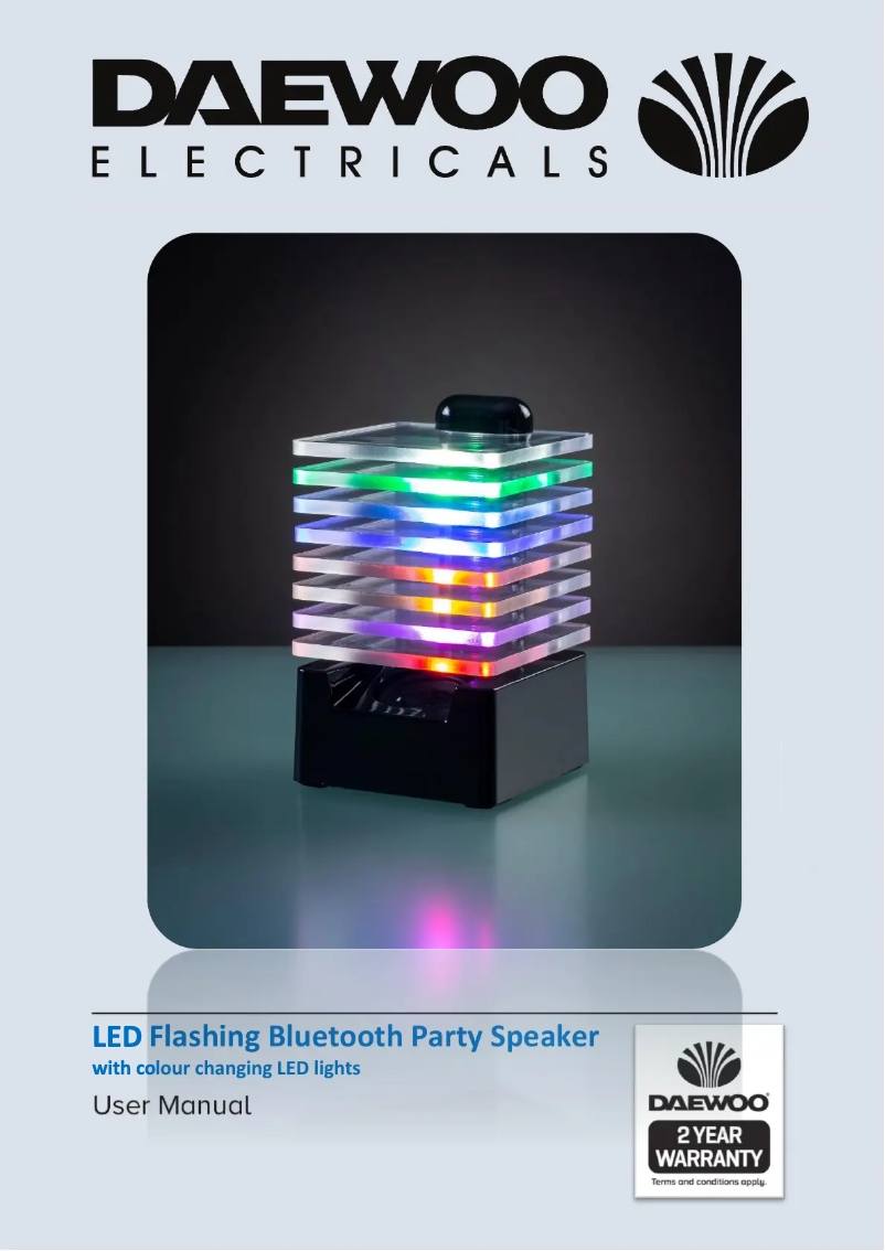 Page n°1 - Manuel utilisateur Daewoo AVS1412