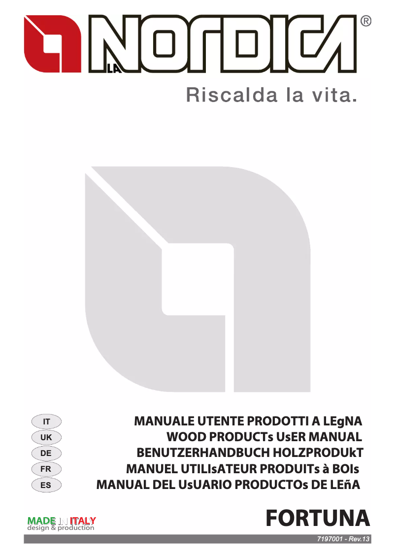 Página 1 del manual Manual de usuario La Nordica Fortuna