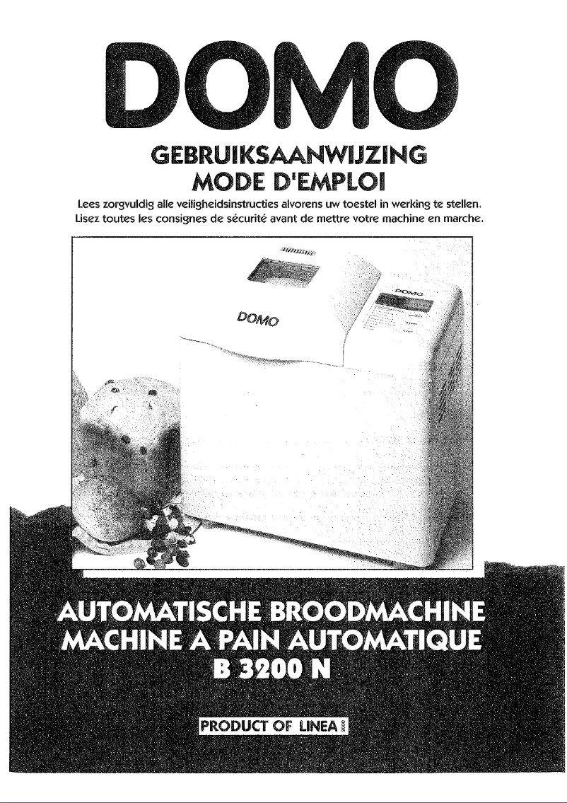 Image de la première page du manuel de l'appareil B 3200 N