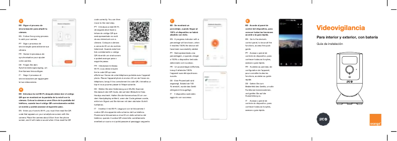 Page 1 de la notice Manuel utilisateur SPC Wireless Video Surveillance Camera