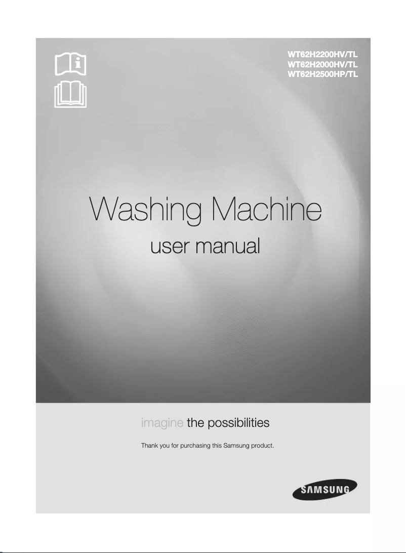 Image de la première page du manuel de l'appareil WT62H2210HV