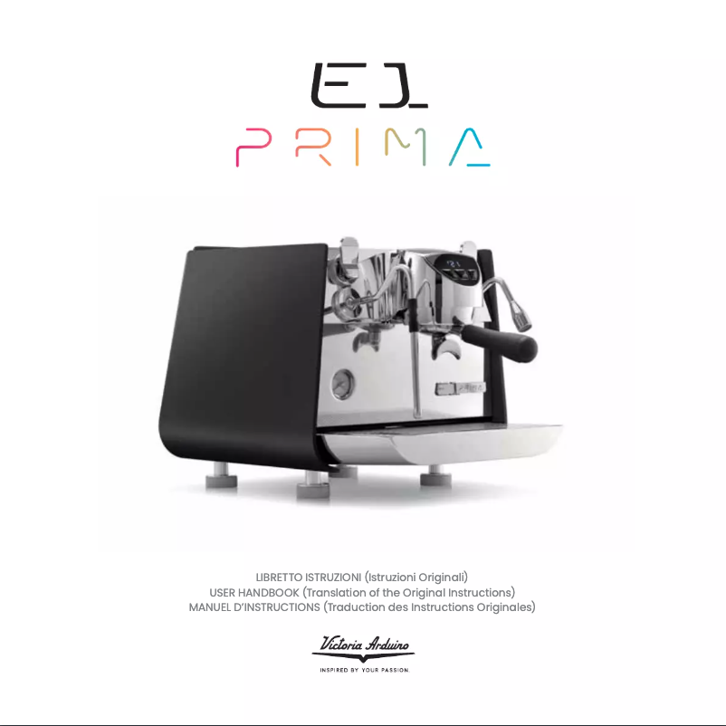Page n°1 - Manuel utilisateur Victoria Arduino E1 Prima