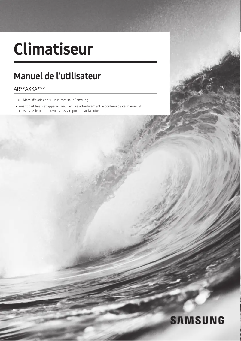 Page n°1 - Manuel utilisateur Samsung AR12AXKAAWKX
