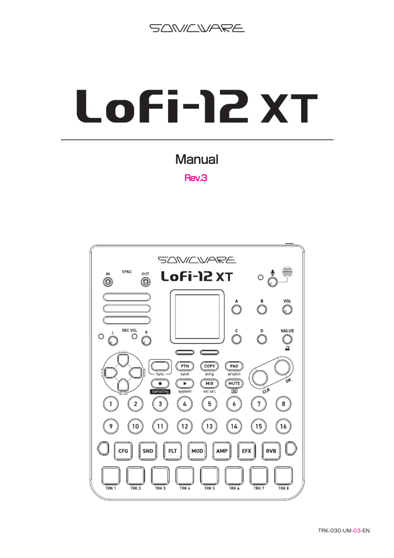 Page n°1 - Manuel utilisateur Sonicware Lofi-12 XT