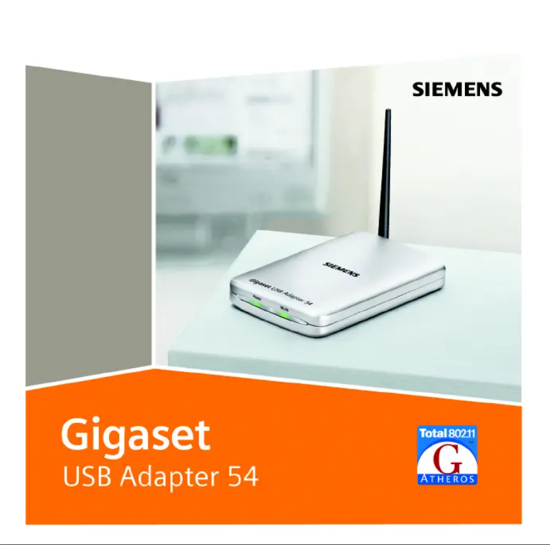 Page 1 de la notice Manuel utilisateur Gigaset USB Adapter