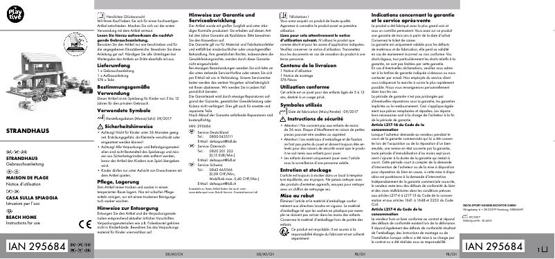 Página 1 del manual Manual de usuario Playtive IAN 295684