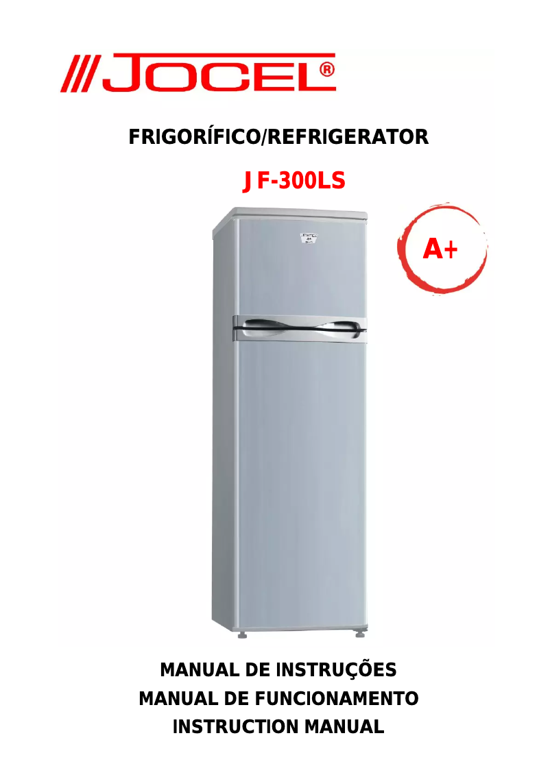 Image de la première page du manuel de l'appareil JF-300LS