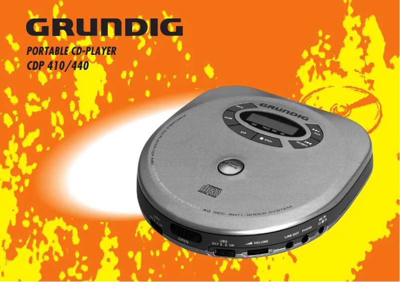 Page n°1 - Manuel utilisateur Grundig CDP 440