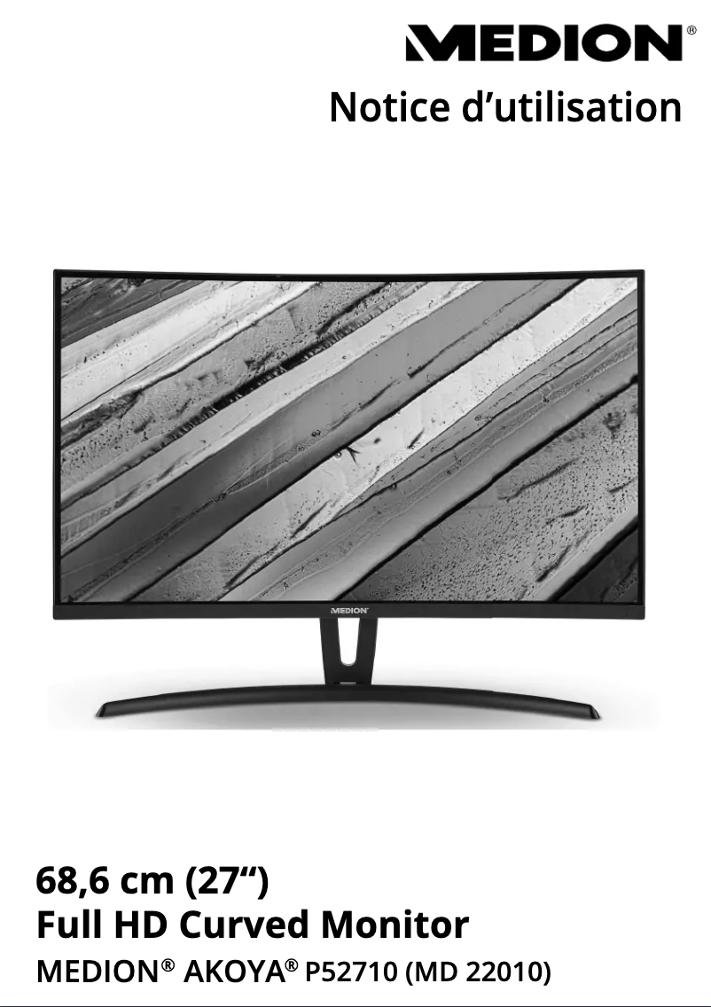Page n°1 - Manuel utilisateur Medion AKOYA P52710 (MD 22010)