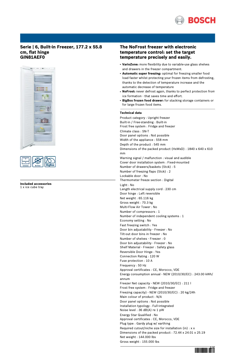 Image de la première page du manuel de l'appareil GIN81AEF0