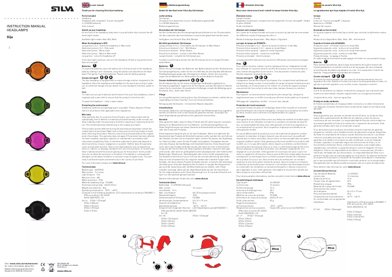 Page 1 de la notice Manuel utilisateur Silva Schneider Siju 37244-5