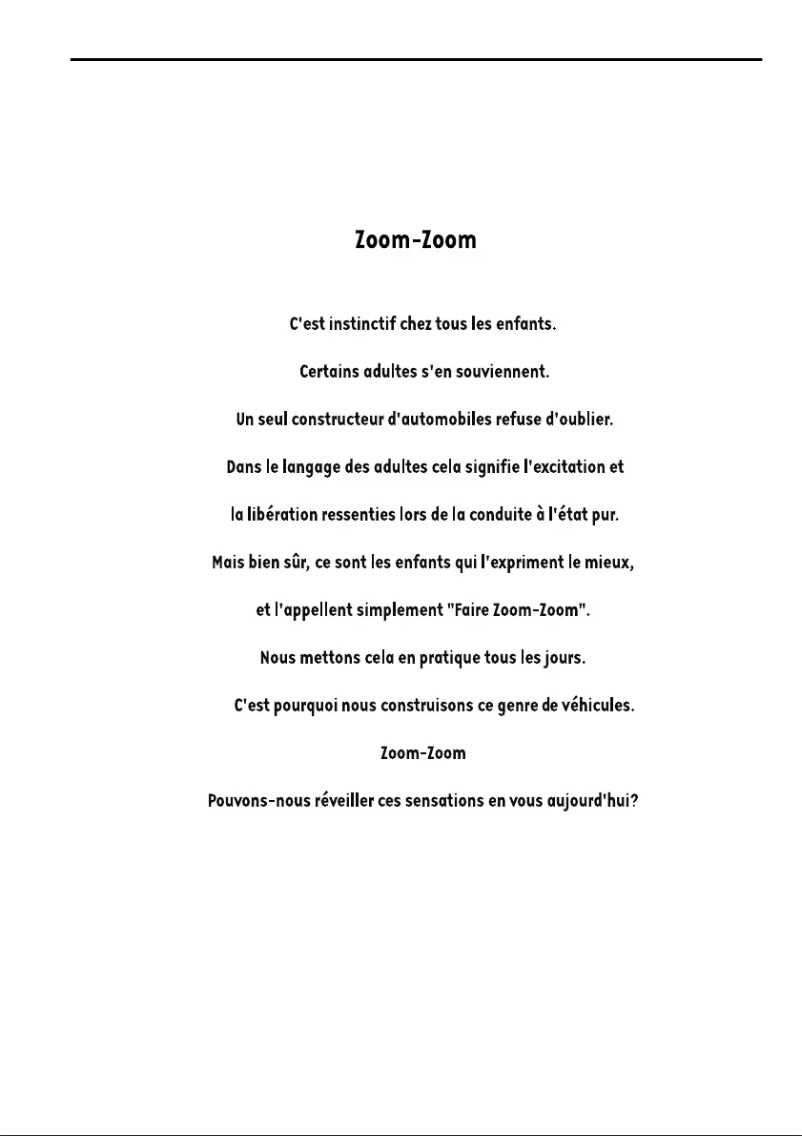 Page 1 de la notice Manuel utilisateur Mazda CX-5 (2018)