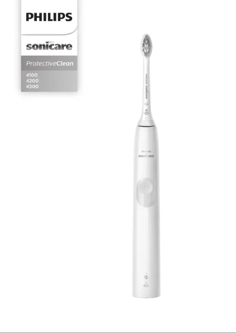 Page n°1 - Manuel utilisateur Philips Sonicare 4100 Series HX3681