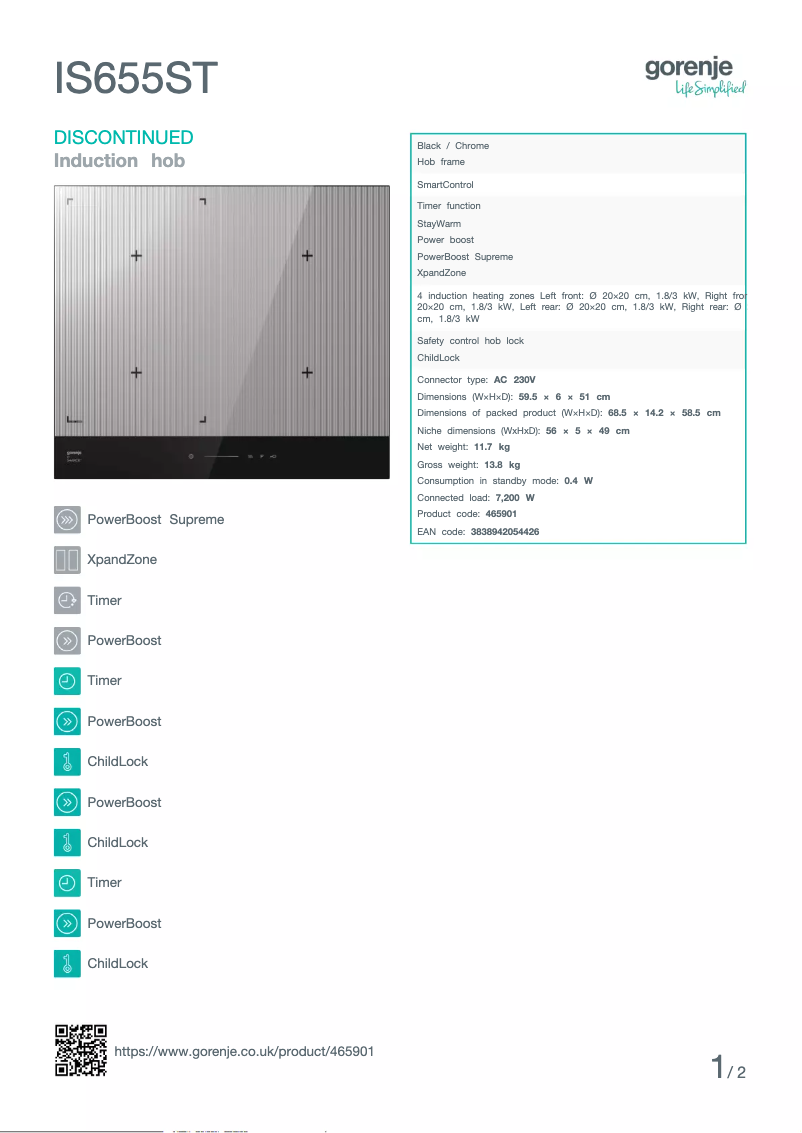 Image de la première page du manuel de l'appareil IS655ST