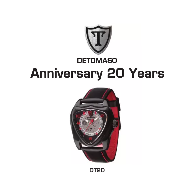 Image de la première page du manuel de l'appareil Anniversary 20 Years DT20