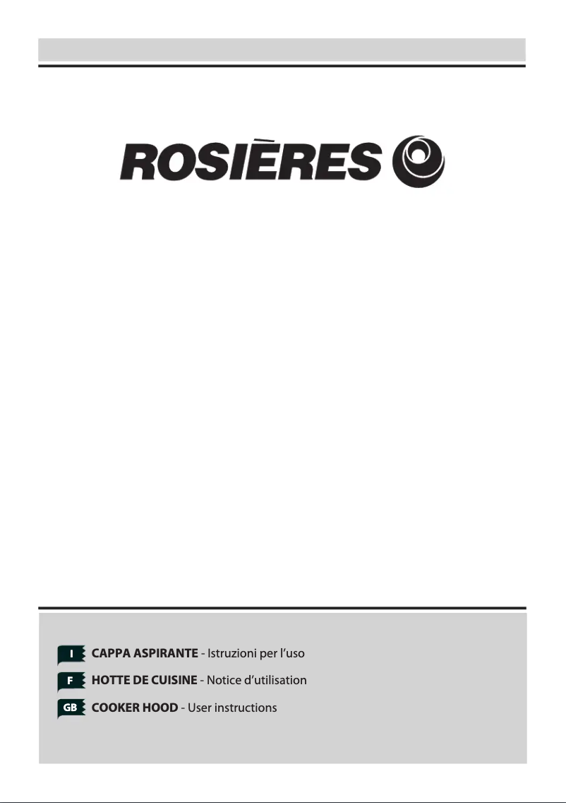 Page 1 de la notice Mode d'emploi Rosieres RDM 9000 LIN