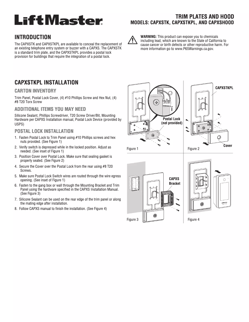 Image de la première page du manuel de l'appareil CAPXSHOOD